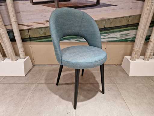 2 x chaise à manger Castle-Line modèle Jax Tub Vert-Bleu