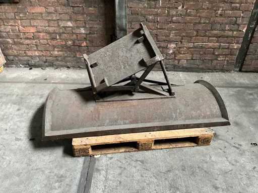 Metalen Sneeuwschuiver 165x85cm