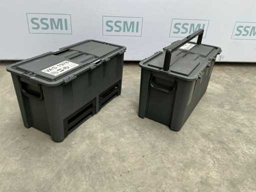 Plastic Tool Case (2x)