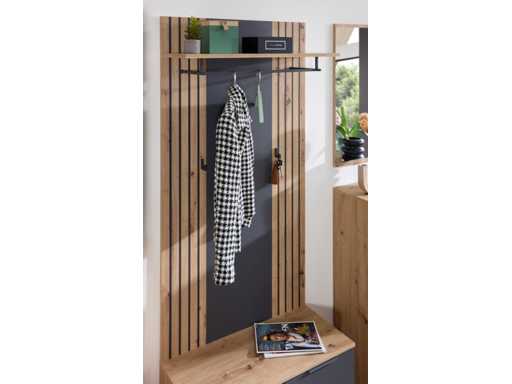 Panneau porte-manteau anthracite