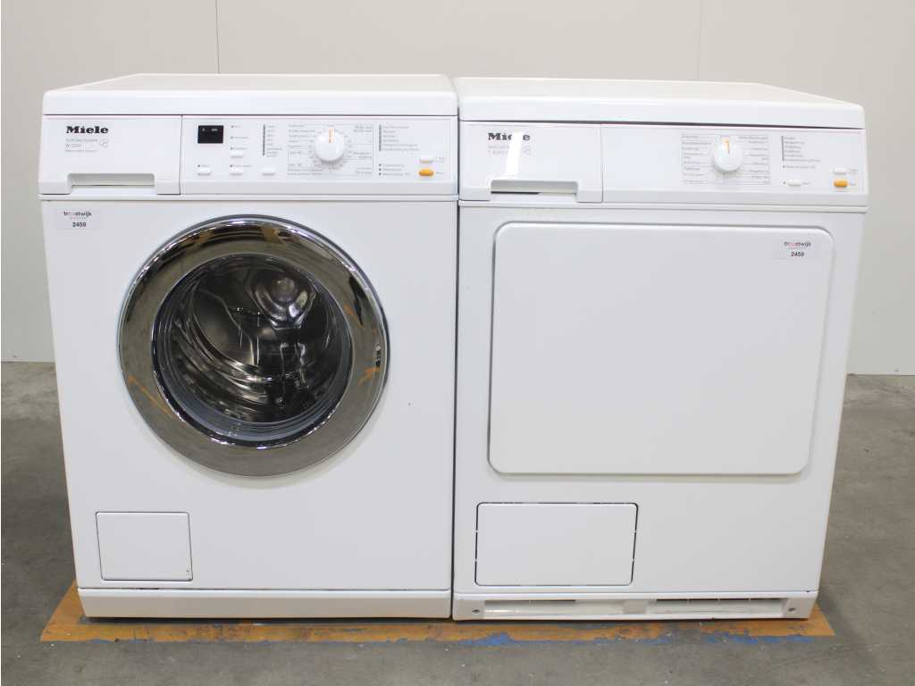 Machines à laver Miele W 3241 SoftCare System et sèche-linge Miele T 4263 C SoftCare System