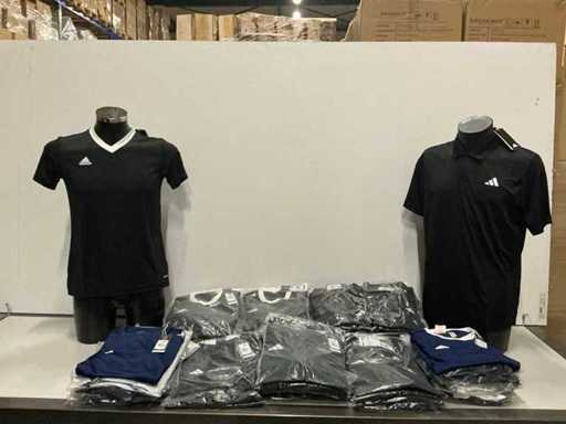 Partij diverse Adidas shirts/polo’s (78x)
