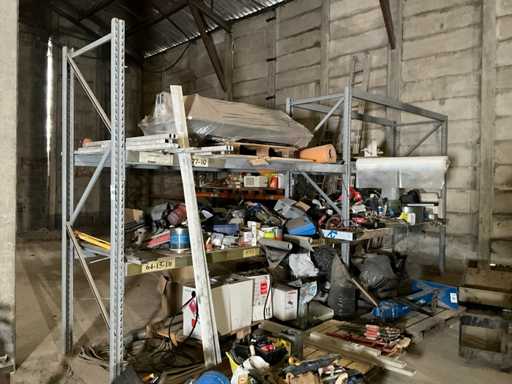 Rack pallet con contenuto