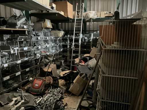 Contenu de l’entrepôt sur la plateforme