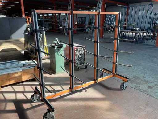 Profile transport trolley