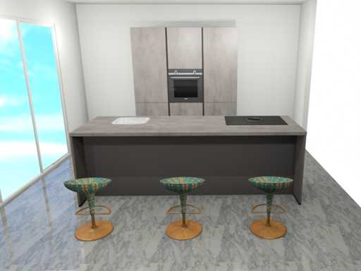 Nobilia - Riva Decor Schiefer grau - Kücheneinrichtung