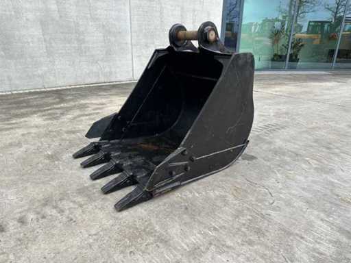 Gouttière à dents - 2025 - Noire - Seau excavatrice