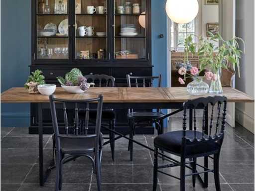 Eettafel met verlengstukken - Gewaxt grenen 10 pers