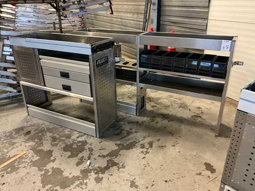 Aluca Van racking (2x)