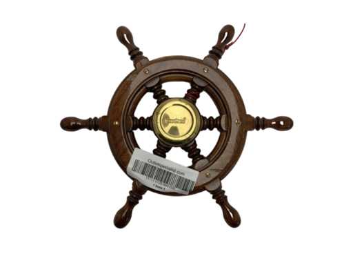 USED Vetus MAH320 mahogany boat steering wheel D320 mm