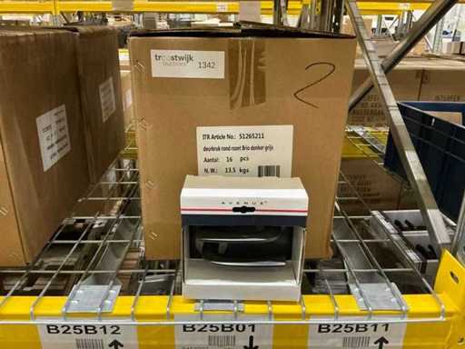 Ferramenta per porte a rosetta rotonda Brio (32x)