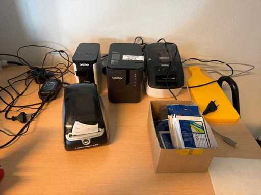Charge verschiedener Etikettendrucker