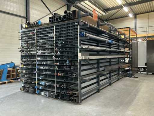Komplettes Metallmaterial + Regale (Aluminium, Edelstahl, Messing, Stahl)