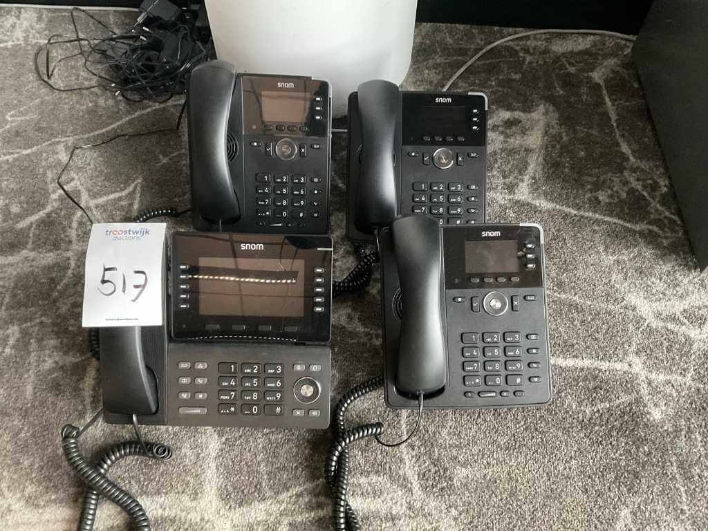 Telefon VoIP Snom (4x)