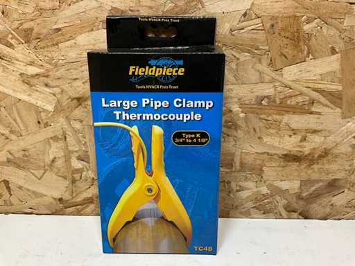 Fieldpiece TC48 Large pipe clamp wired 3/4" - 4 1/8