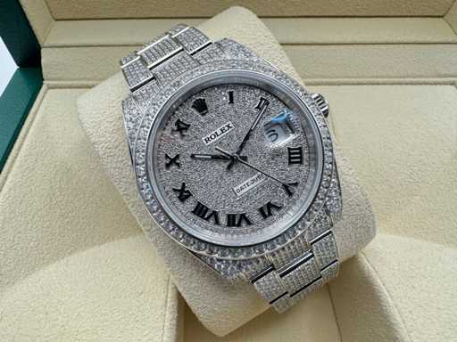 Rolex Datejust 41 | 126300 | Full "ICED" out with natural diamonds 