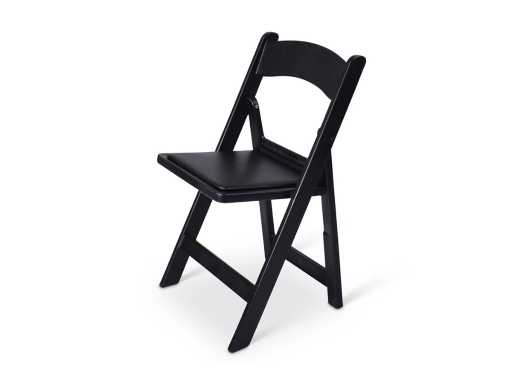 New black FOLDING CHAIR Ceremony black per 8