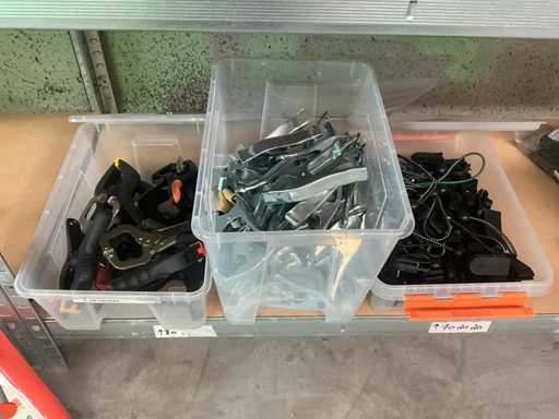 Diverse klemmen (3 bakken)