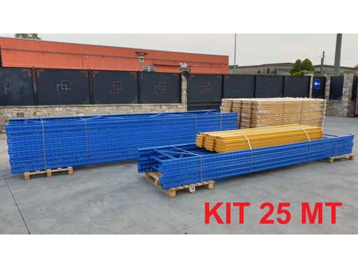 Kit de estantería para paletes - 25 metros   