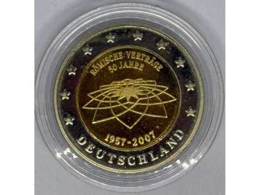 2 Euro "Latvia" Colorized Specimen Coin – 2006 – Bimetal