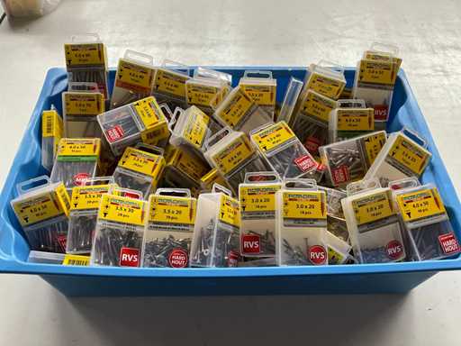 Rotadrill Varie viti in acciaio inox, ottone e zincato (100x)