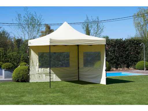 3x3m Party Tent - Sand - VOUWTENT.EU