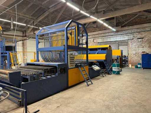 Full automatic welded wire mesh production machine