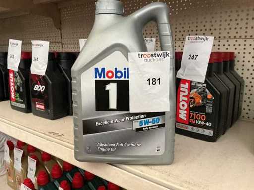Mobil, capacità 5 litri Olio motore