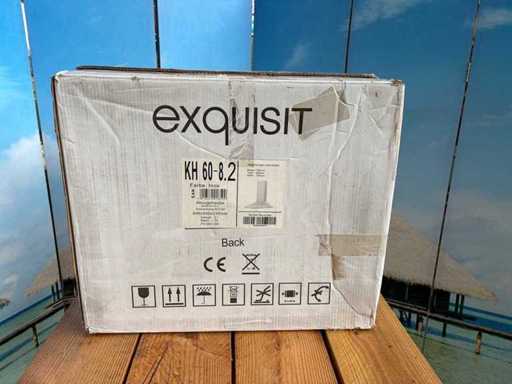 Exquisit KH 60-8.2 Okap kuchenny, 60 cm, Inox, Returns
