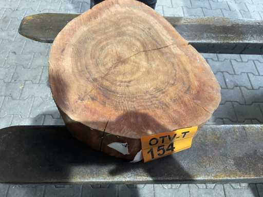 Rosewood schijf, Dikte 80mm, Ø 400mm
