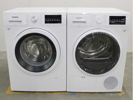 Machine à laver Siemens iQ500 iSensoric aquaStop iQdrive & Sèche-linge Siemens iQ500 iSensoric