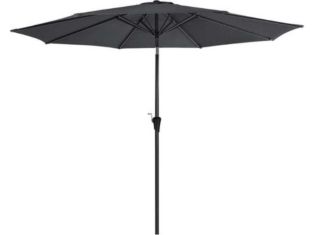 MIRA Home - Luxe Parasol - Ø300 - Parasols - Beige - Parasol Strand - Zwart - Grijs