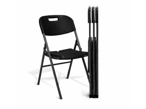 MaxxGarden 88739 folding chairs folding chair black - 4 pieces new