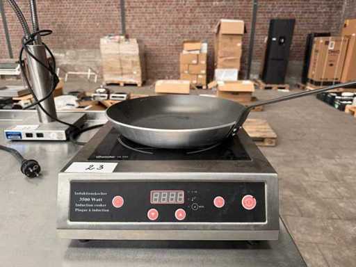 Bartscher - IK 35S - Professioneller Induktionskeller 3500W mit Pfanne