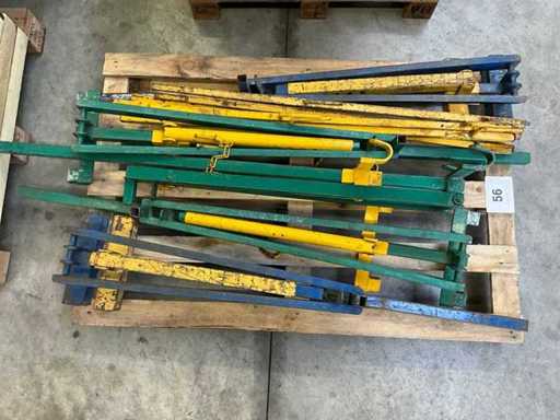 Ladderhaken en verbreding (9x)