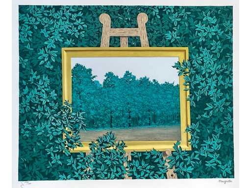 René Magritte - La Cascade - litografie