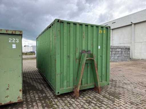 Open Haakarm Afzet afvalcontainer
