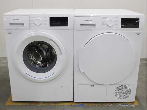 Machine à laver Siemens iQ300 iSensoric iQdrive & Sèche-linge Siemens iQ300 iSensoric