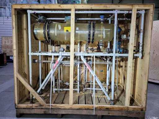 Glass process column