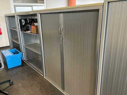 Rolluikkast met grijs bovenblad 120x140 (3x)