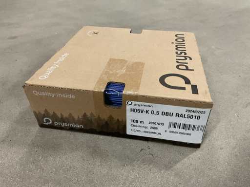 Prysmian H05V-K 1x0,50mm² Box mit 100m Installationsdraht