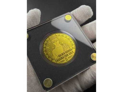 Exclusive "Golden Buddha – Fascination Gold" collector coin 2021 made of 1/200 ounce 999 fine gold