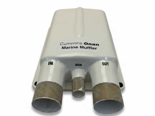 Cummins Onan 0541-1274 Gaz d’échappement - Séparateur d’eau - Silencieux 50 - 76 mm