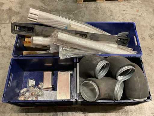 Lotto di materiale per l'installazione