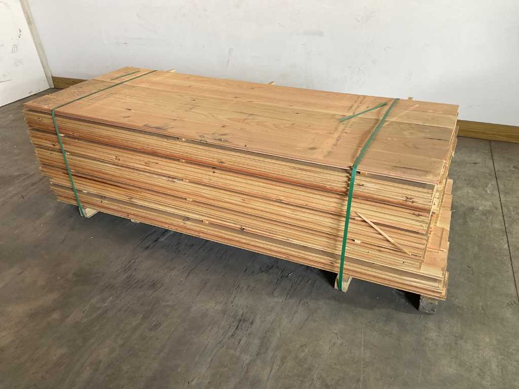 douglas plank met mes en groef 224x18.5x2.5 cm (60x)