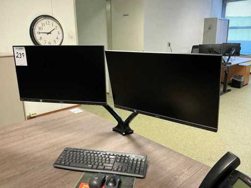 Iiyama XUB2492HSU Monitor (2x)