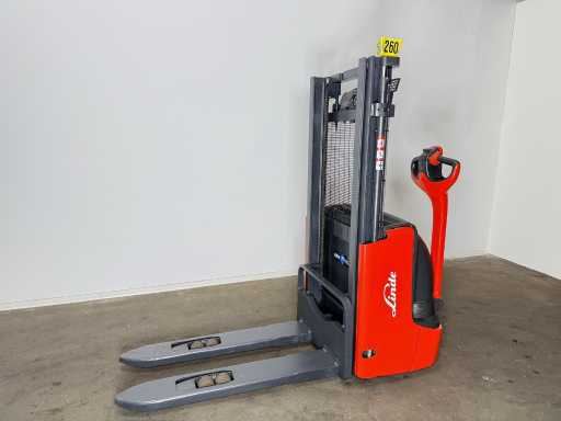 Battery 2022 2017 S+UVV 03/2026 Linde L12 Stacker Pallet Truck Ant 3,342 hours