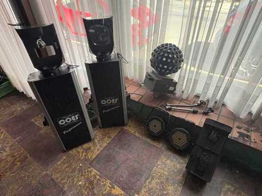 Disco lampen professioneel - Various Light Equipment (9x)