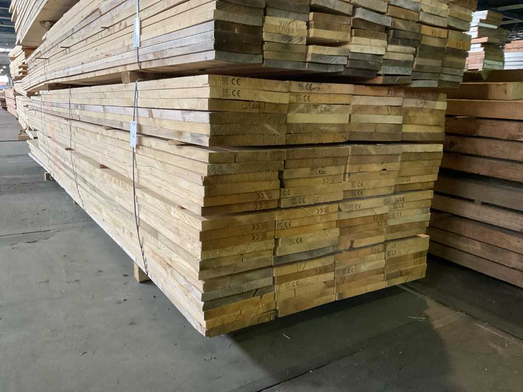 Batch of Spruce planks (approx. 96x)