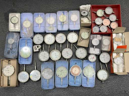   Lots of dial gauges